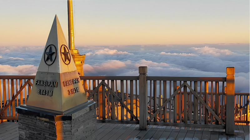 Fanxipan mountain peak, Sapa, Vietnam